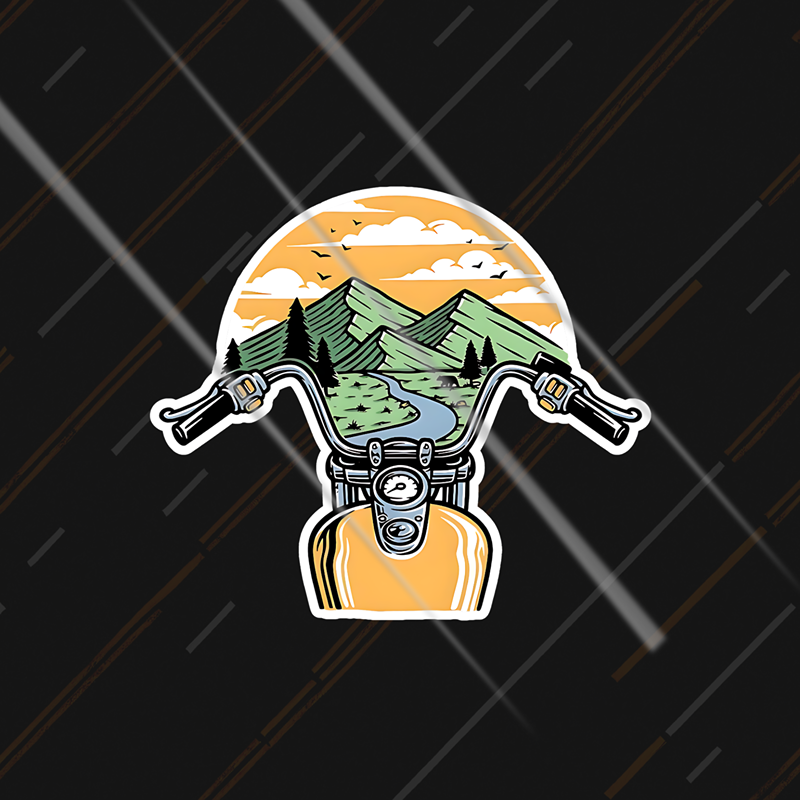 Handlebars & Hills | Sticker