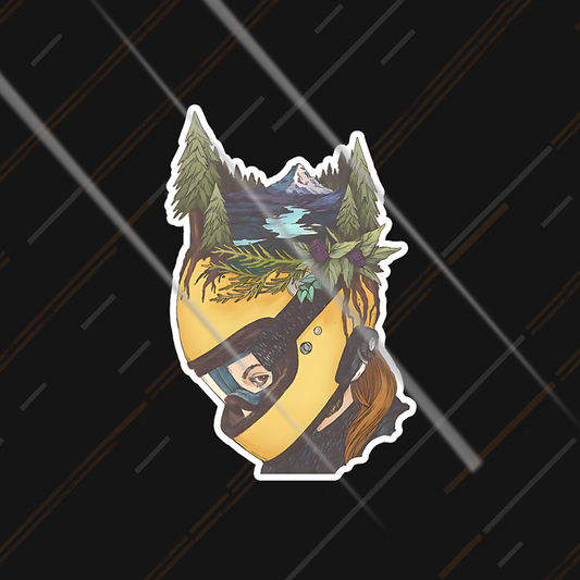 Petals & Pistons | Sticker