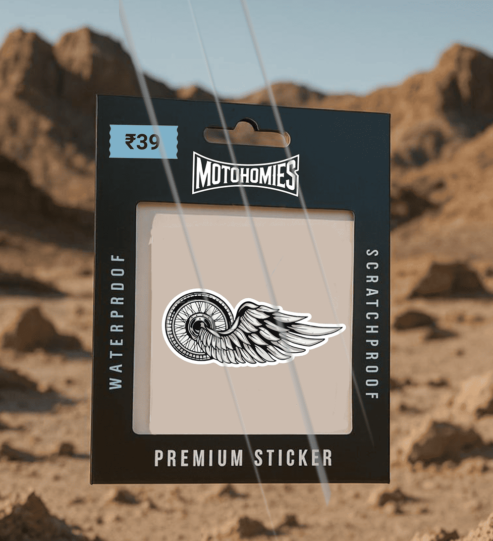Winged Wheel | Reflective Sticker