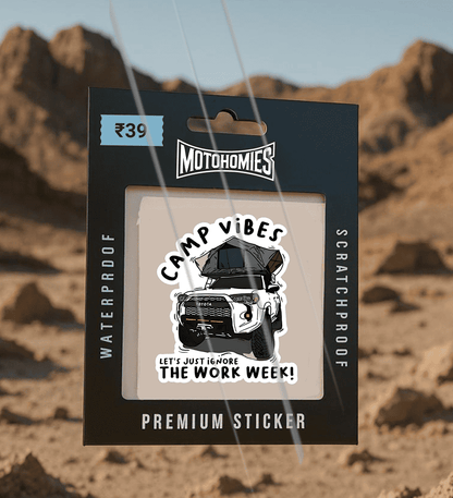 Camp Vibes | Sticker