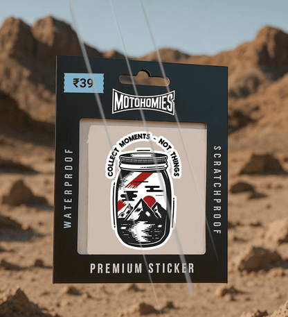 Collect Moments - Not Things | Sticker