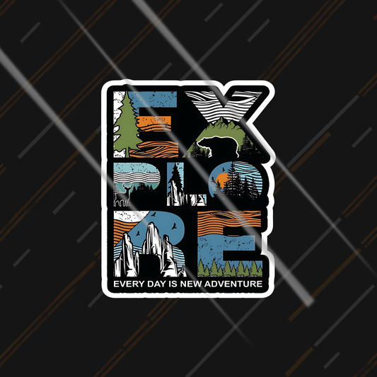 Explore | sticker