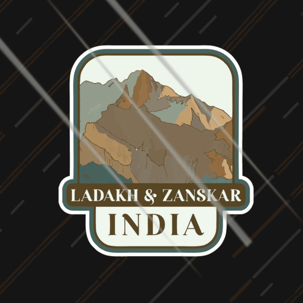 Ladakh & Zanskar | Sticker – Motohomies