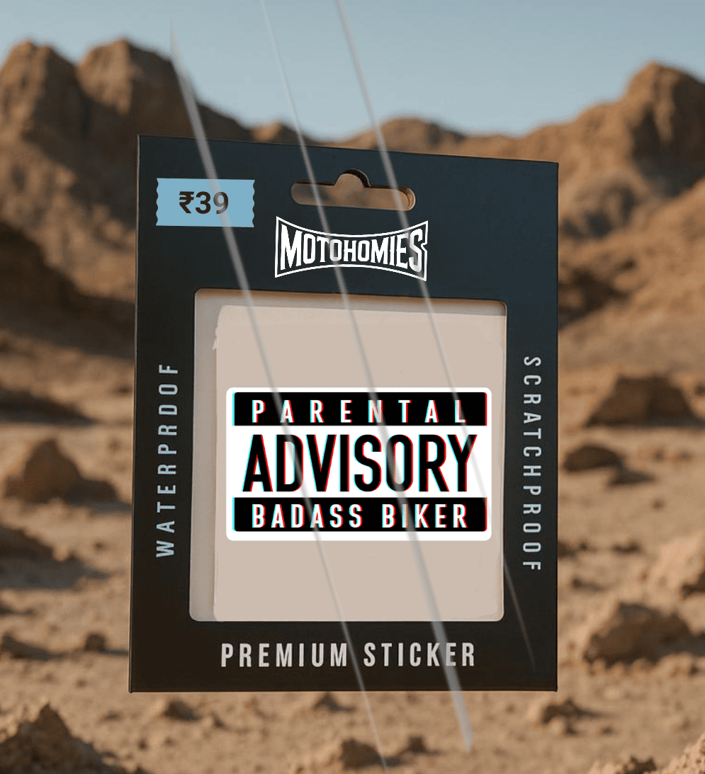 Parental Advisory - Badass Biker | Sticker