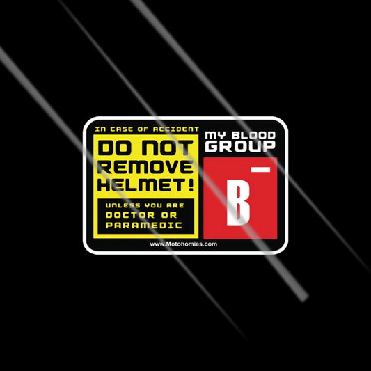 B -ve | Sticker