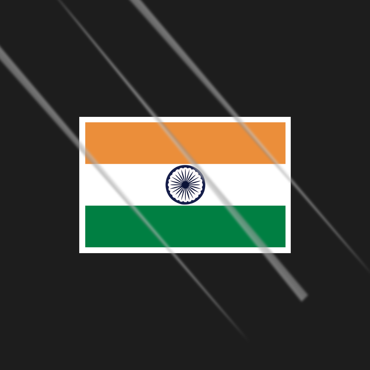 India flag bike sticker vinyl waterproof car sticker tricolor Indian flag Motohomies