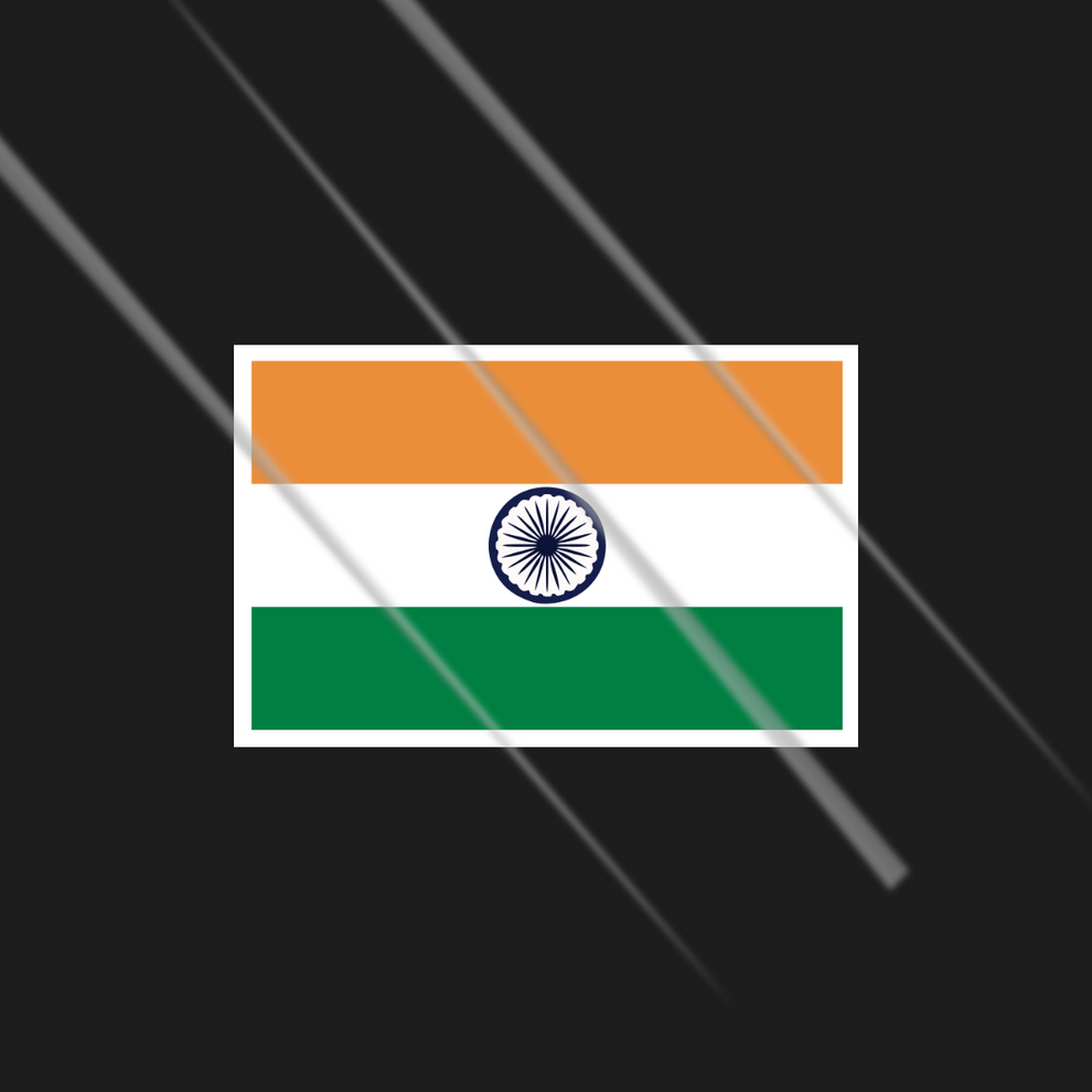 India flag | Sticker – Motohomies