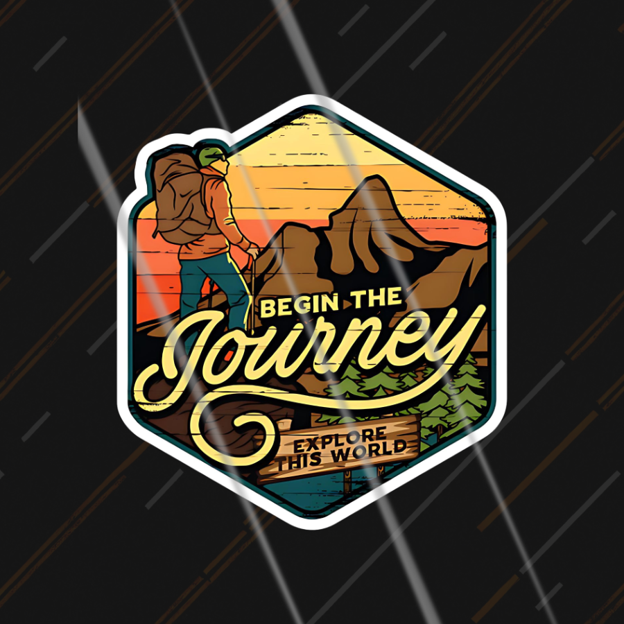 Begin The Journey | Sticker