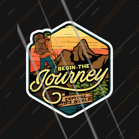 Begin The Journey | Sticker