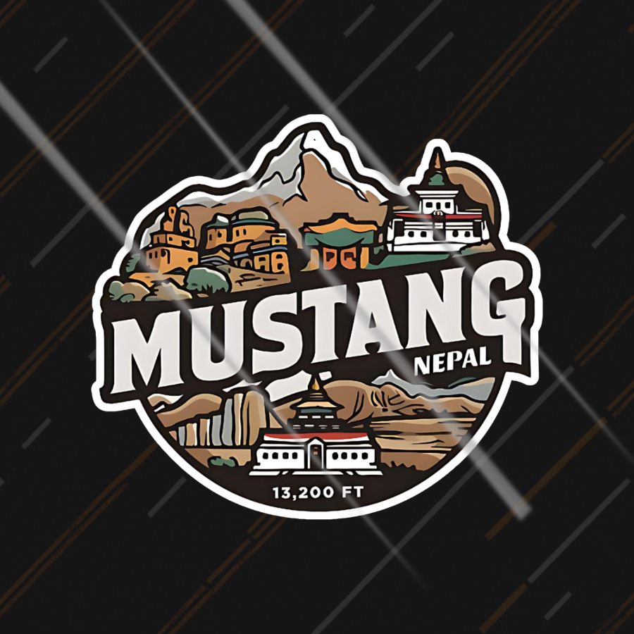 Mustang, Nepal | Sticker