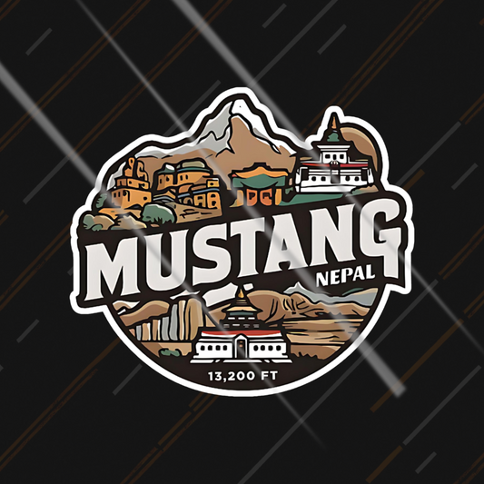 Mustang, Nepal | Sticker