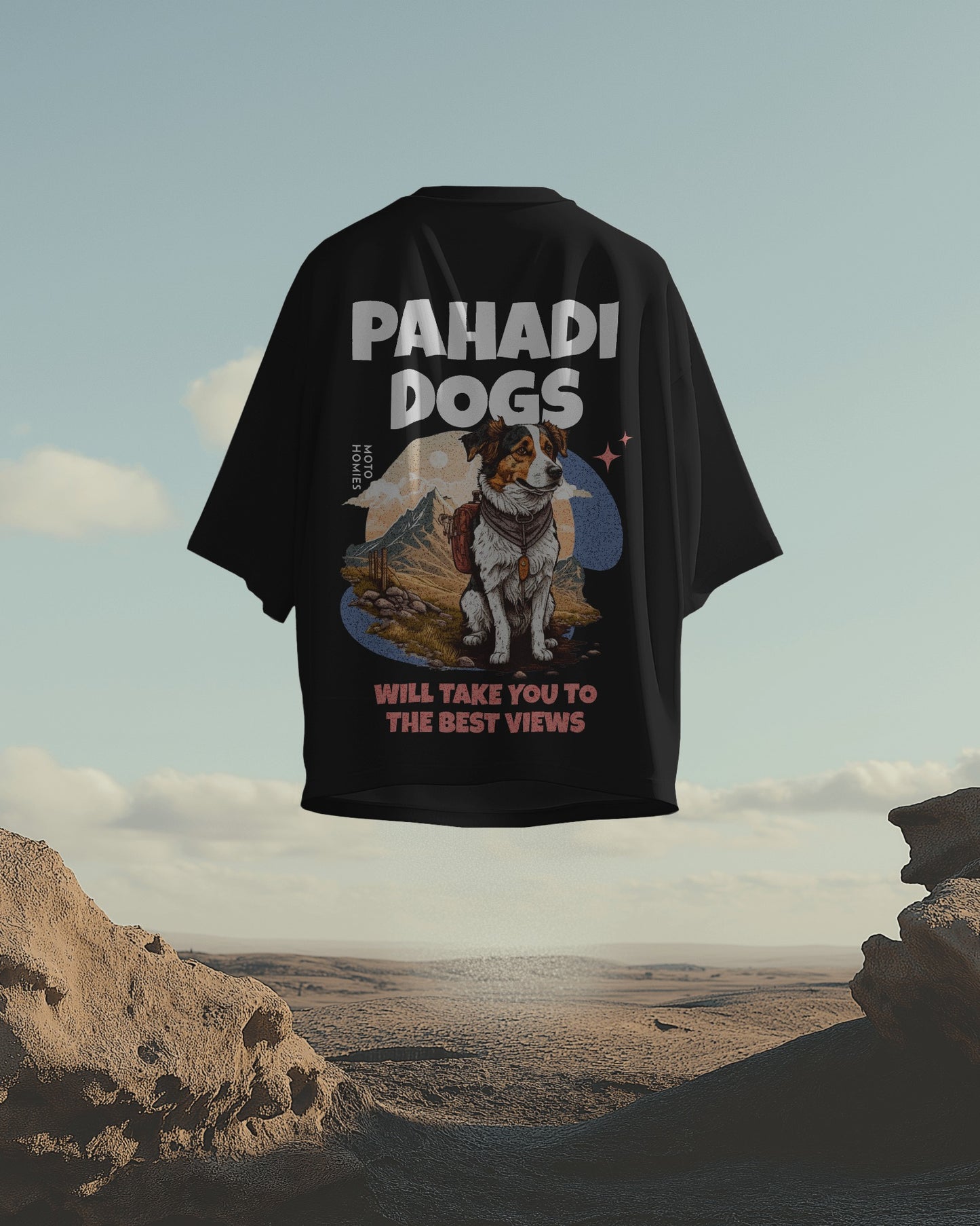 Pahadi Dogs | Oversized T-Shirt