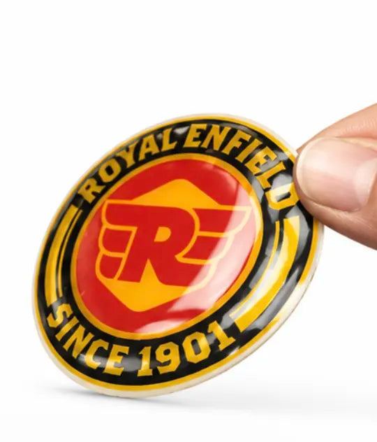 Royal Enfield Classic 3D Dome Sticker | 3 Inch