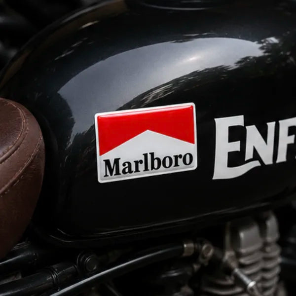 Marlboro Racing 3D Dome Sticker | 3 Inch