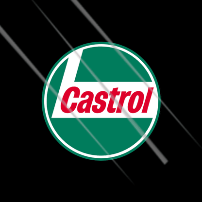 Castrol racing oil logo waterproof vinyl sticker for cars and bikes – Motohomies
