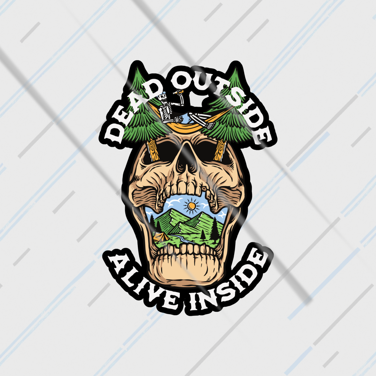 Dead Outside Alive Inside | Sticker