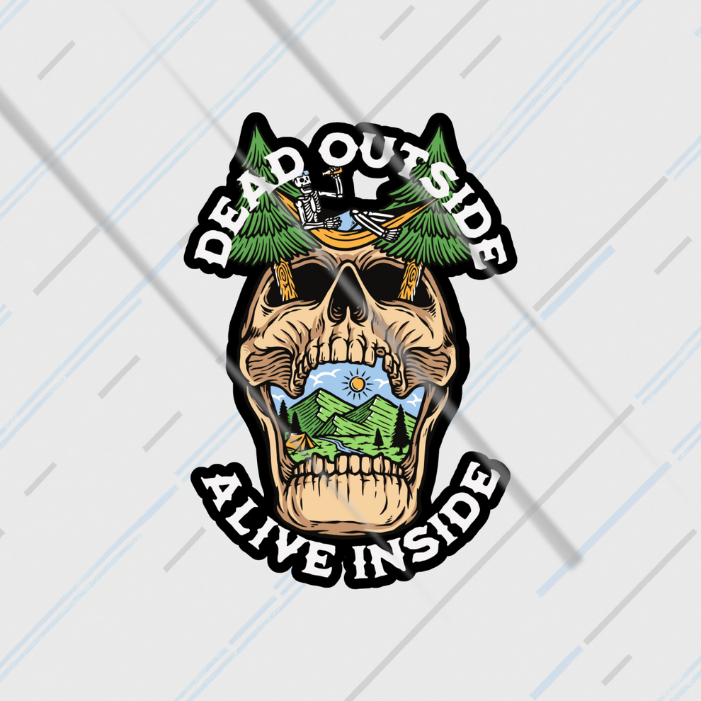 Dead Outside Alive Inside | Sticker – Motohomies