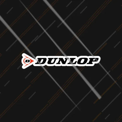 Dunlop tyre brand sticker 3 inch in matte vinyl for motorcycle fuel tank and car