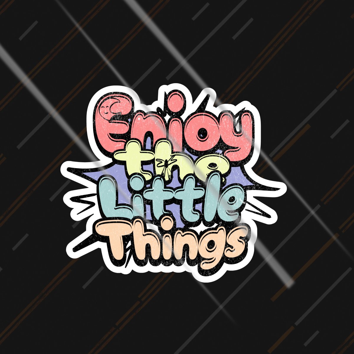 Enjoy little Things | Sticker