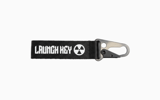 Launch Key | Reflective Keychain | Black
