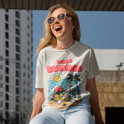 Hello summer | Oversized Unisex T-Shirt