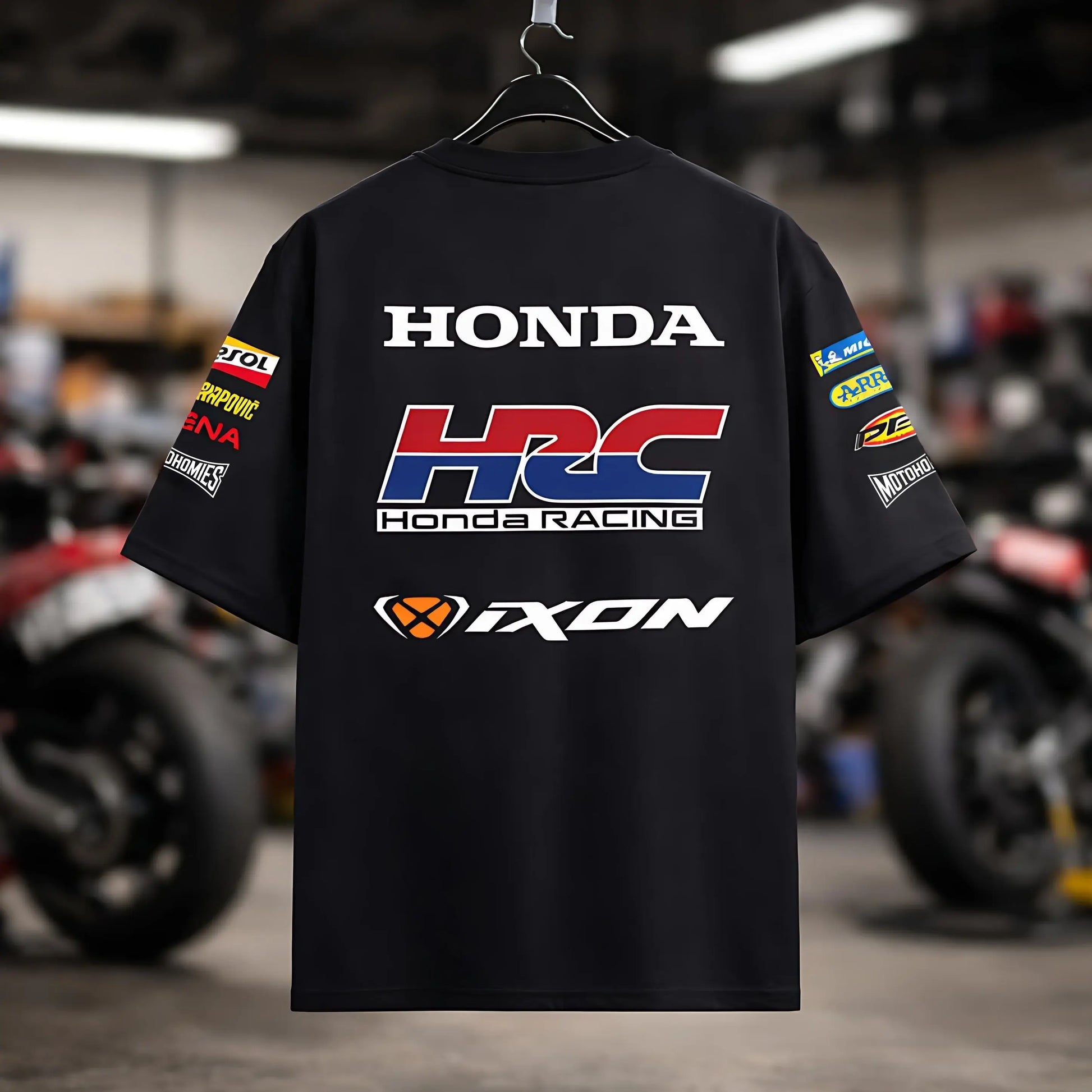 Honda MotoGP oversized t shirt back racing design biker streetwear India