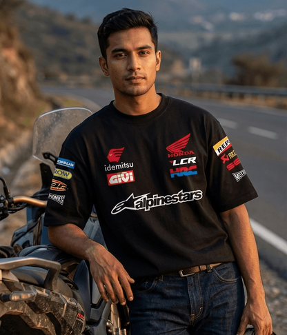 Honda MotoGP Oversized T-Shirt India — Biker Streetwear – Motohomies