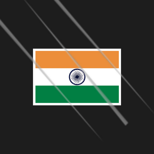 india flag sticker with tricolor design for cars bikes and helmets