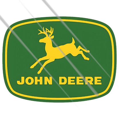 John Deere deer logo waterproof vinyl sticker for cars, bikes and tractors – Motohomies