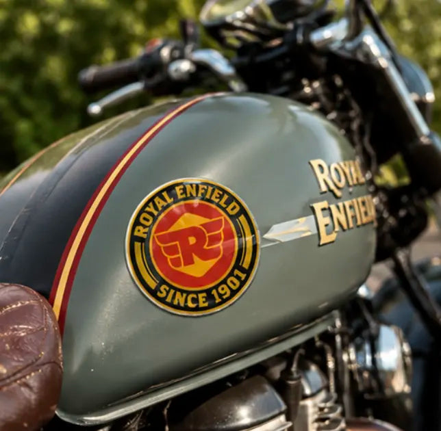 Royal Enfield Classic 3D Dome Sticker | 3 Inch