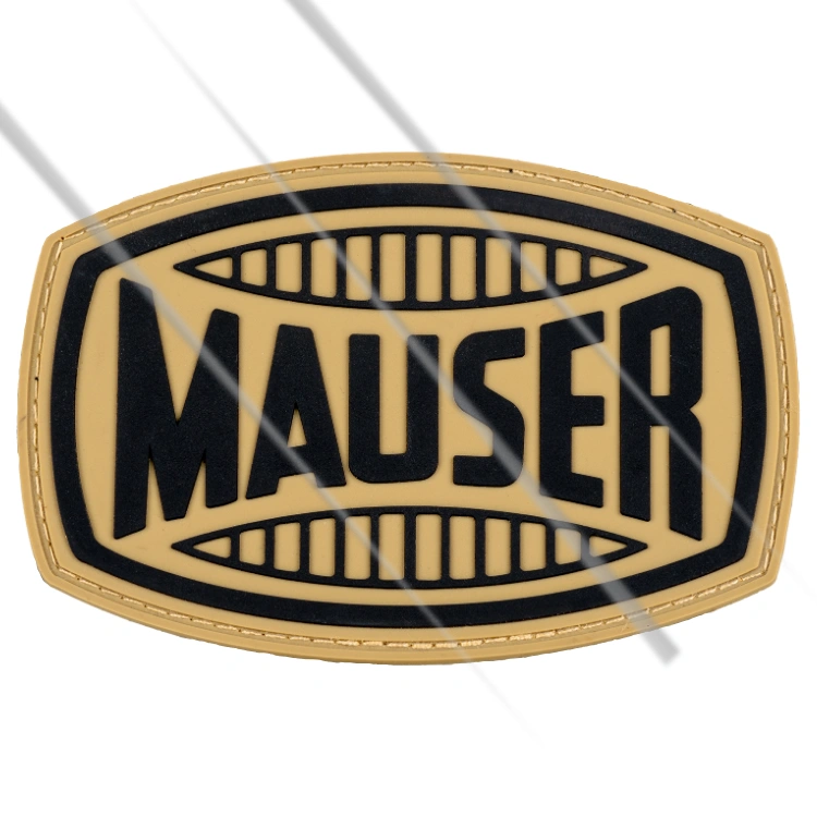 Mauser firearms brand logo vinyl sticker for bikes, cars and gear – Motohomies