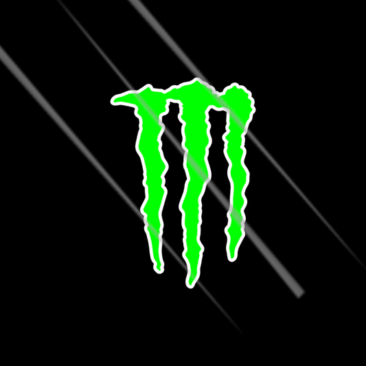 Monster Energy claw logo waterproof vinyl sticker for bikes and helmets – Motohomies
