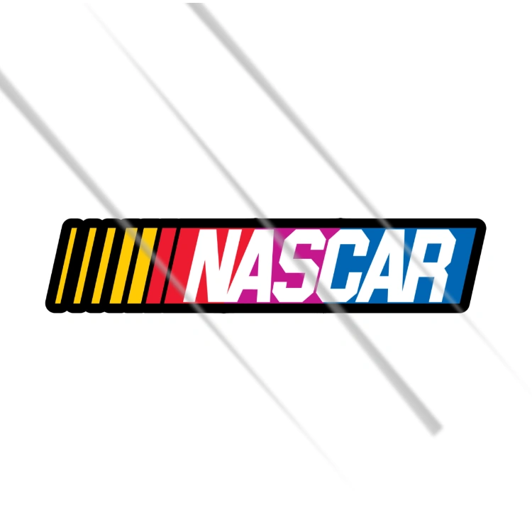 NASCAR racing logo vinyl sticker for cars, bikes and motorsport fans – Motohomies