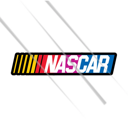NASCAR racing logo vinyl sticker for cars, bikes and motorsport fans – Motohomies