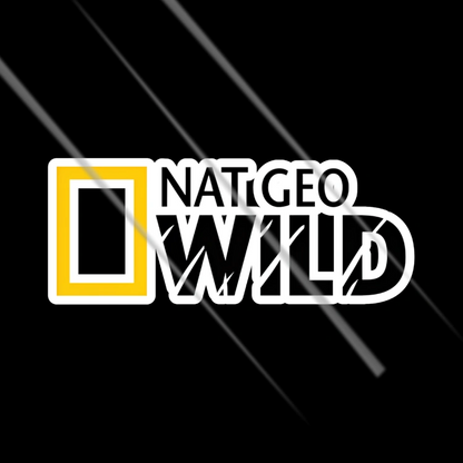 National Geographic Wild logo vinyl sticker for cars, bikes and laptops – Motohomies