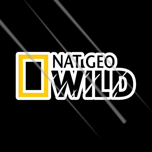 National Geographic Wild logo vinyl sticker for cars, bikes and laptops – Motohomies