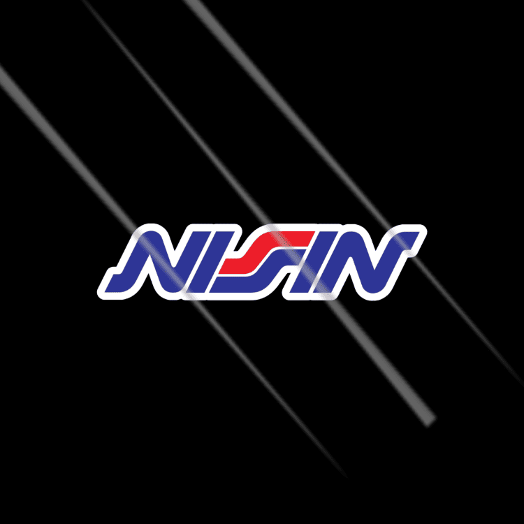 Nissin brake systems racing logo waterproof vinyl sticker for motorcycles – Motohomies