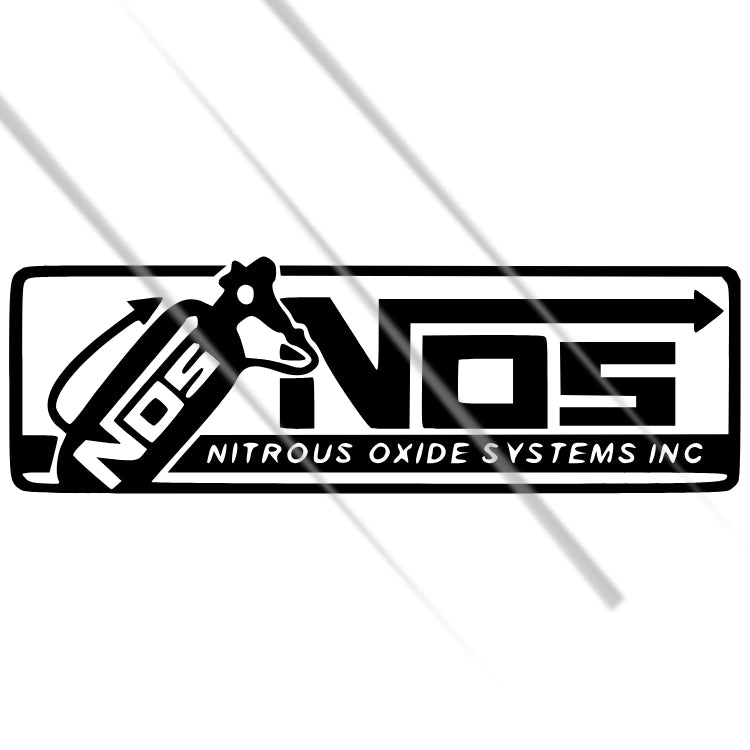 NOS nitrous oxide systems racing vinyl sticker for cars and bikes – Motohomies