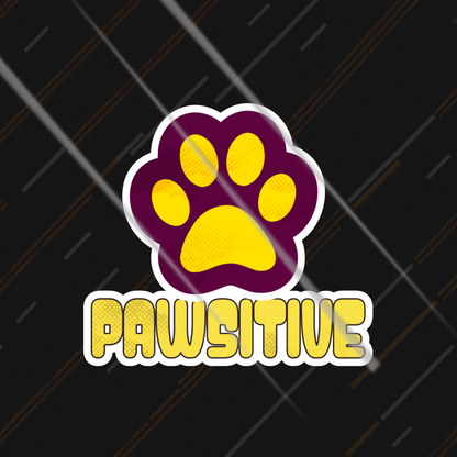 Pawsitive | Sticker