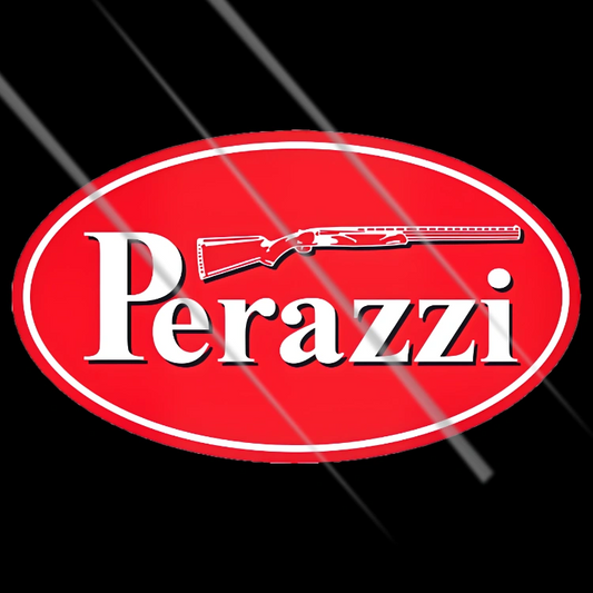 Perazzi shotgun brand logo vinyl sticker for cars and bikes – Motohomies