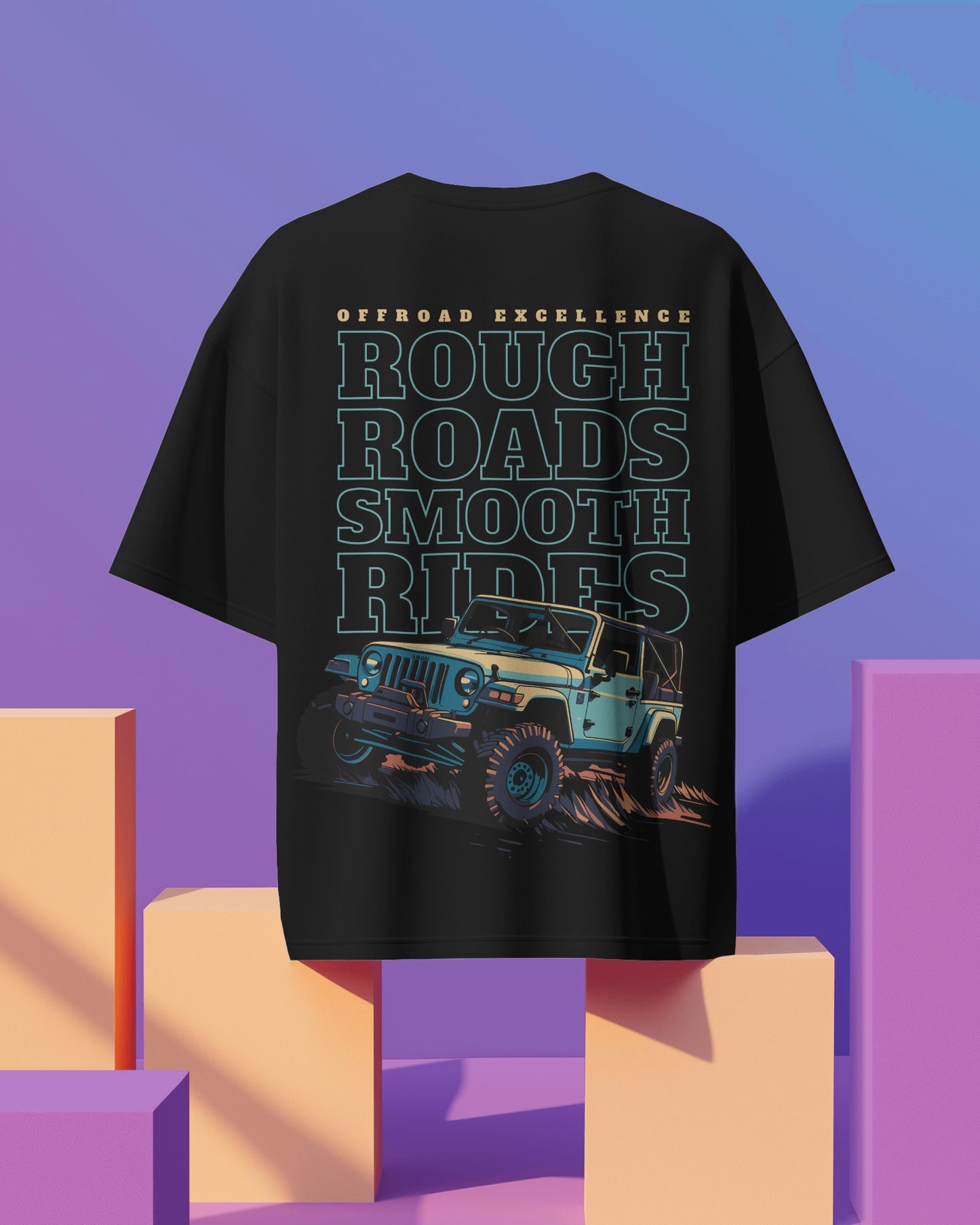 Rough Roads Smooth Rides | Oversized T-Shirt