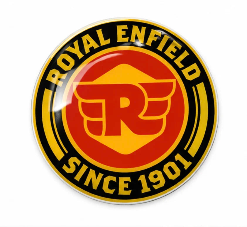 Royal Enfield Classic 3D Dome Sticker | 3 Inch