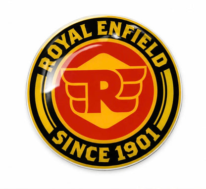 Royal Enfield Classic 3D Dome Sticker | 3 Inch