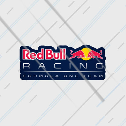 Red Bull Racing Formula One Team navy badge sticker 3 inch in matte vinyl