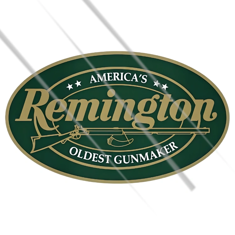 Remington oldest gunmaker brand logo vinyl sticker for bikes and cars – Motohomies