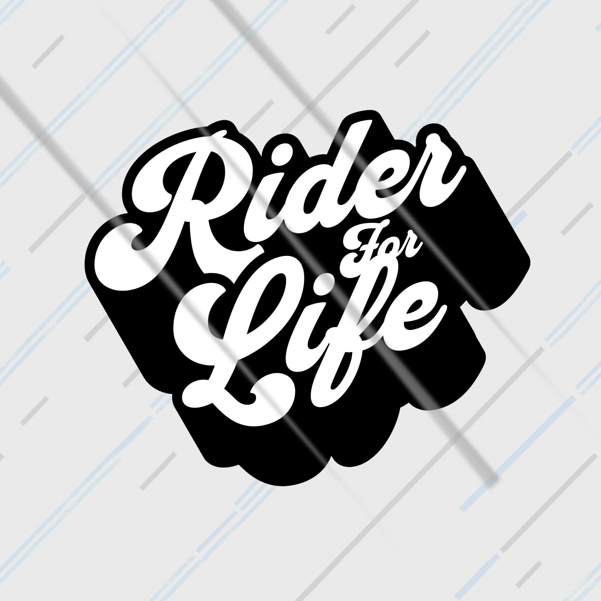 Rider For Life | Sticker