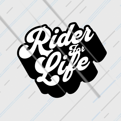 Rider For Life | Sticker