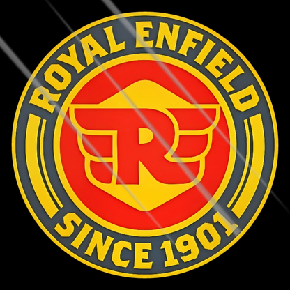 Royal Enfield classic motorcycle logo vinyl sticker for bikes and riders – Motohomies
