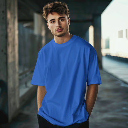 Solids: Royal blue | Oversized Unisex T-Shirt