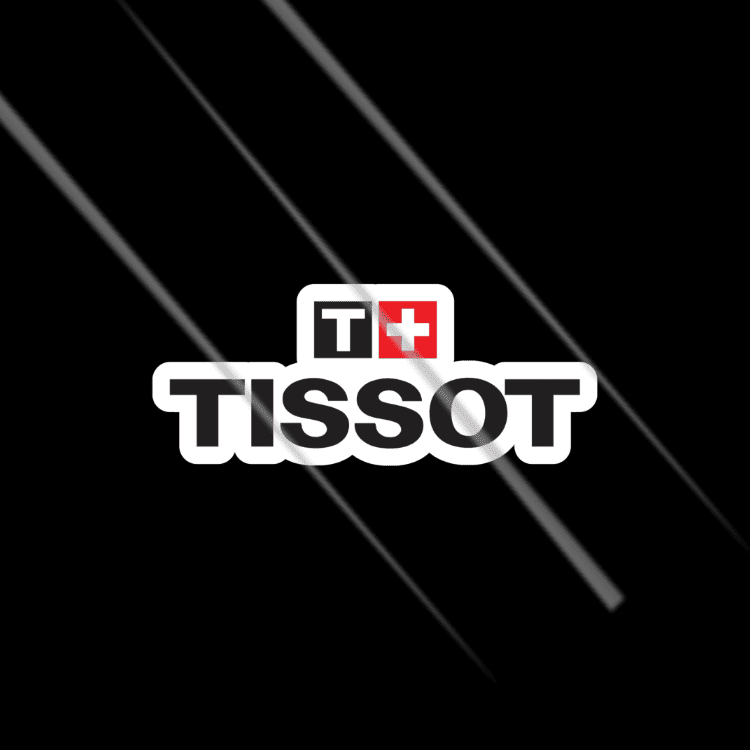 Tissot Swiss watch brand logo waterproof vinyl sticker for bikes and cars – Motohomies